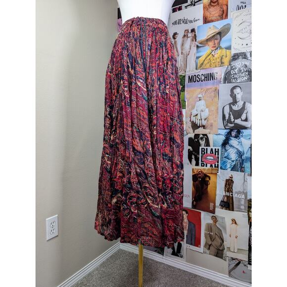 Boho Printed Skirt - Picture 3 of 7